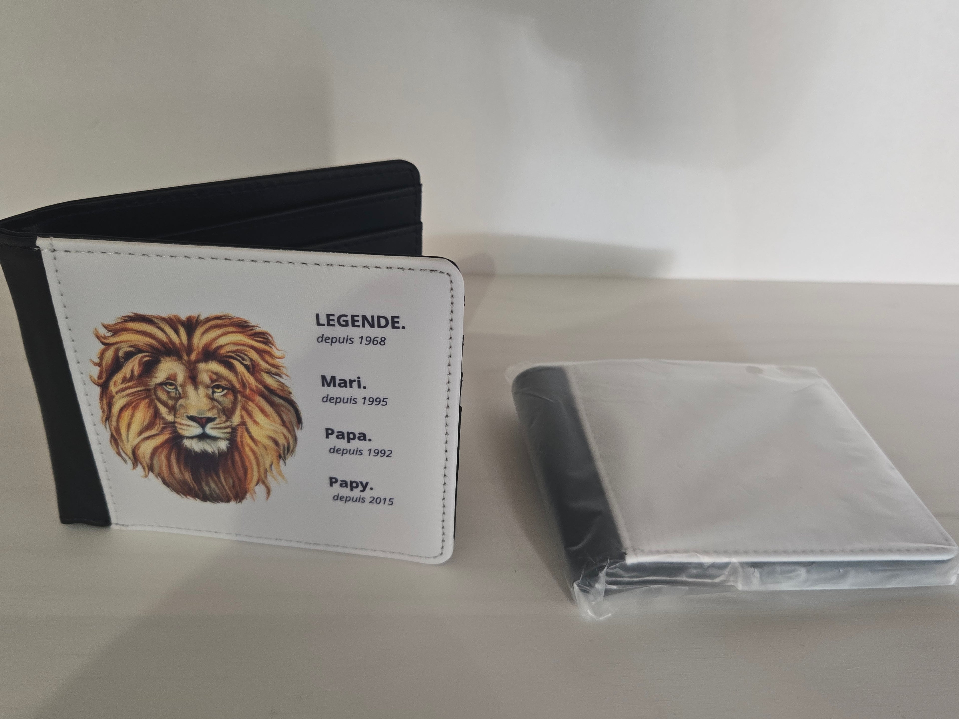 Portefeuille similicuir 12x9cm