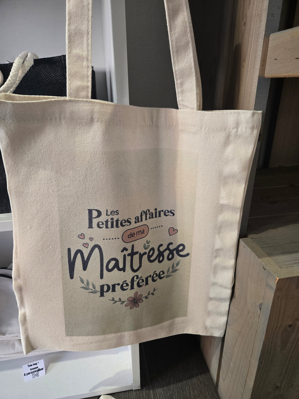 Tote bag 32x38cm + trousse 21x13cm