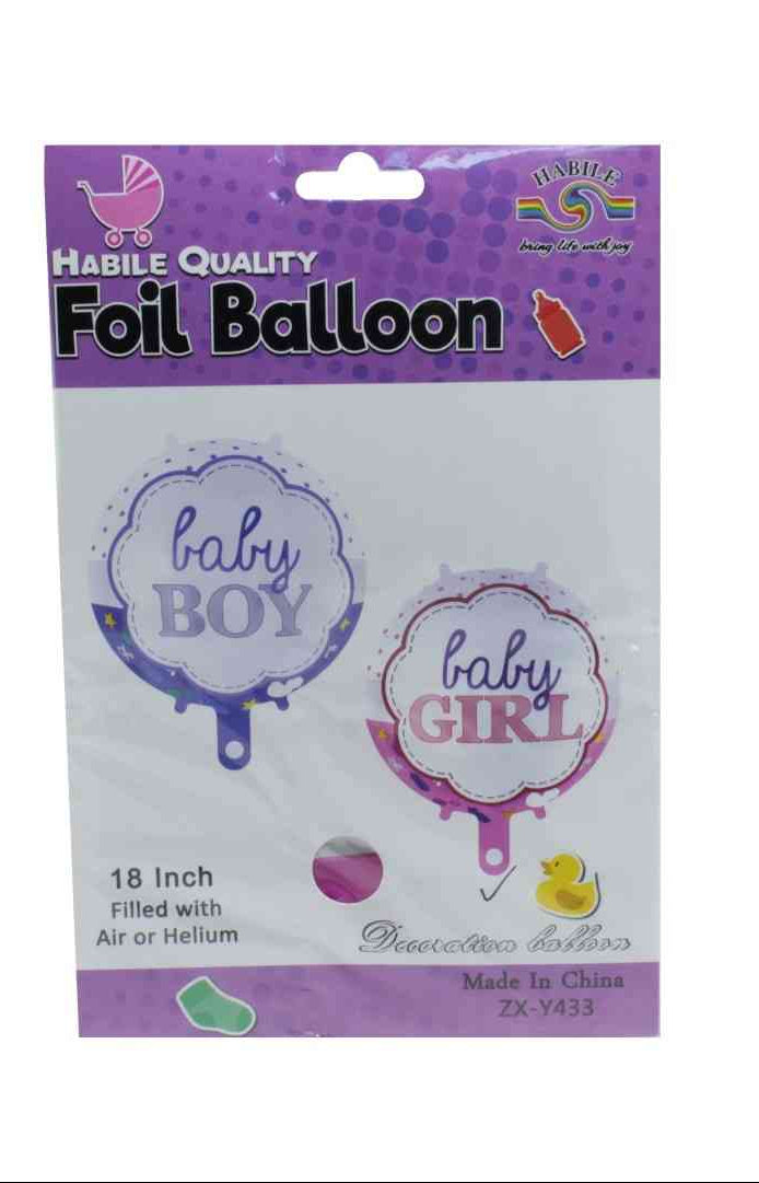 Ballon aluminium baby boy